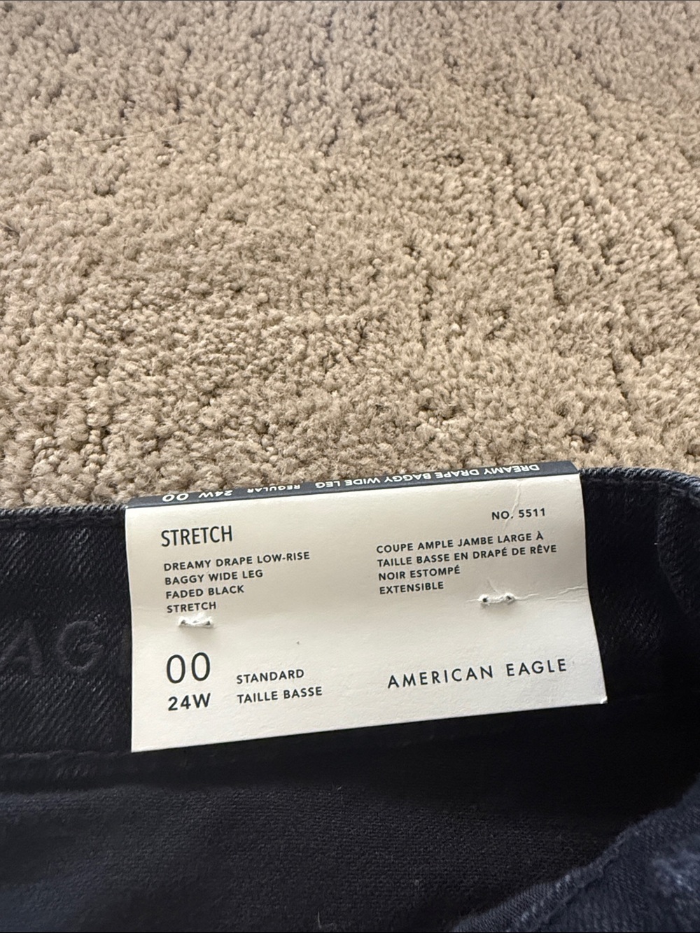 American Eagle Outfitters Black Wide-Leg Jeans - Women - Picture 4 of 5